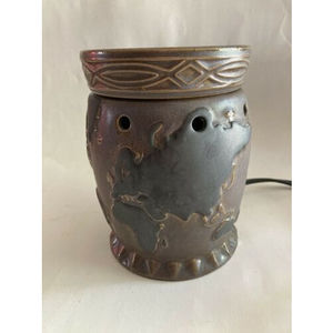 SCENTSY Full Size Warmer "MAGELLAN" Globe Map Atlas Retired